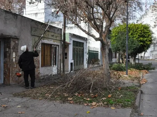 Se realizó un operativo de mantenimiento urbano en barrio Las Heras de cara a los Juegos Suramericanos 2026