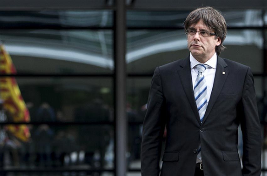 Detuvieron en Bélgica al presidente catalán Puigdemont