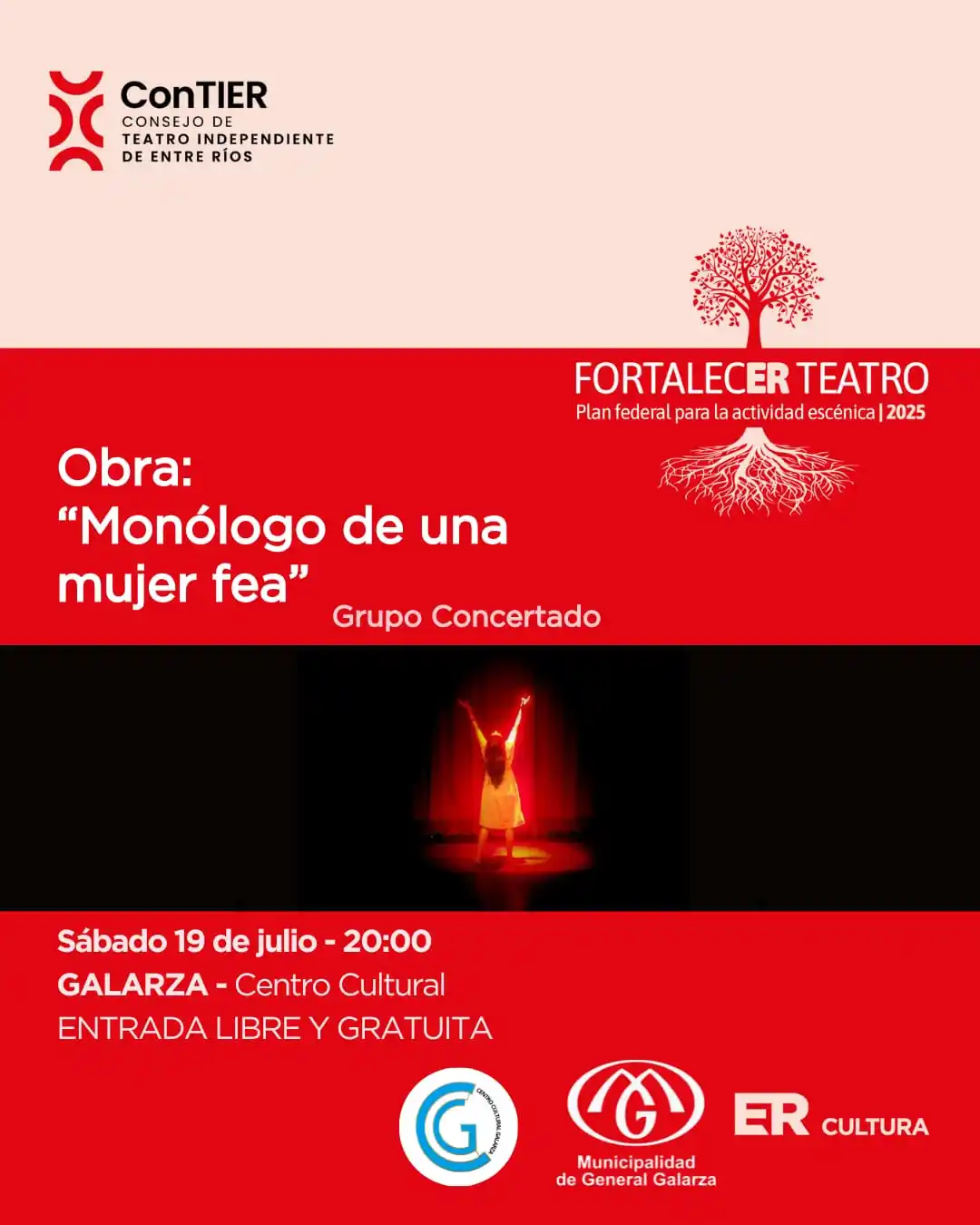 El teatro vuelve a brillar en Galarza este sábado