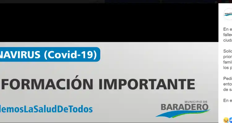 COVID-19: Murió paciente de 28 años en Baradero que estaba en el Hospital