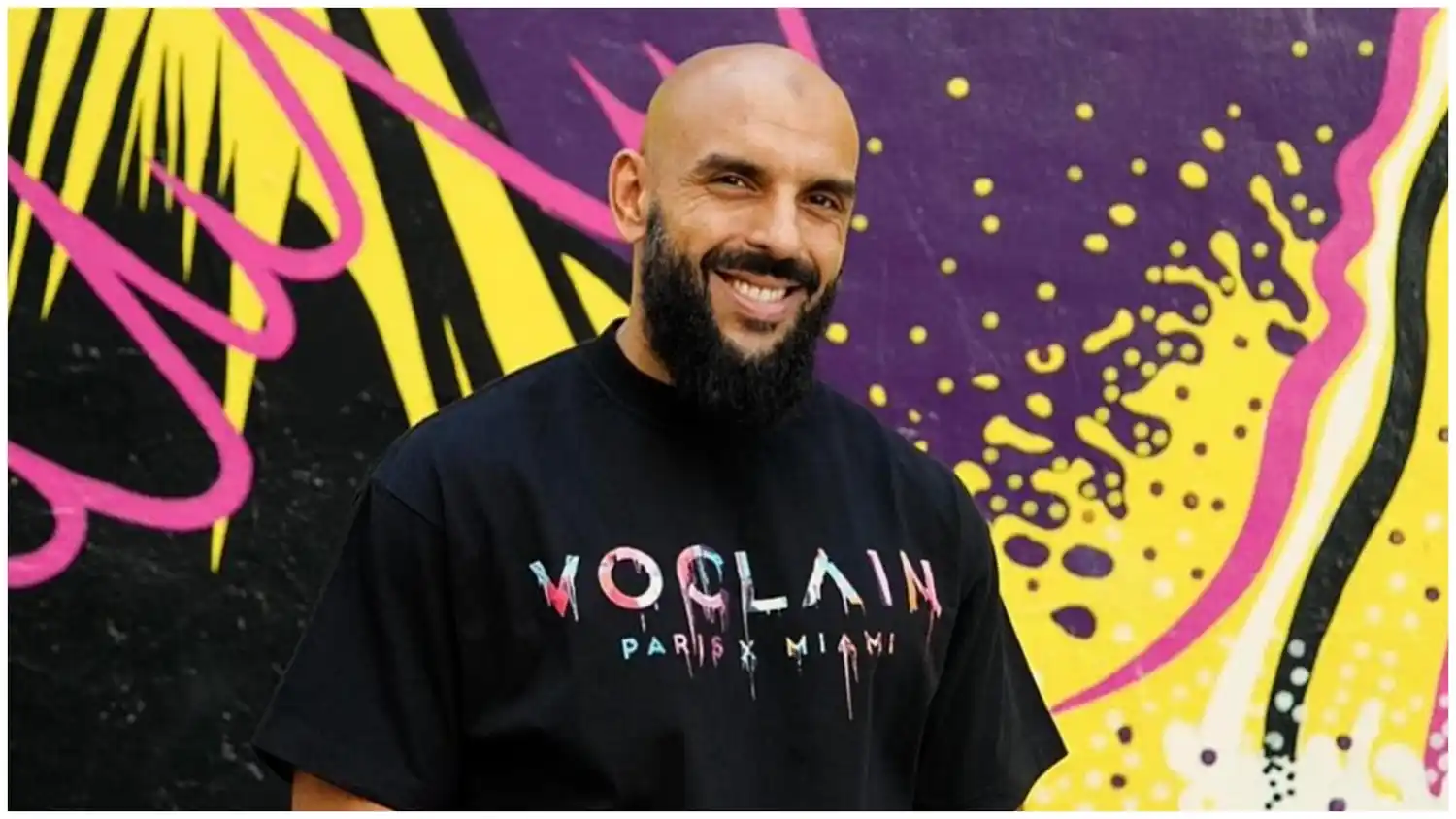 Yassine Cheuko, el excombatiente y experto en artes marciales, acompaña cada paso de Lionel Messi desde su llegada a la MLS. Foto: internet.