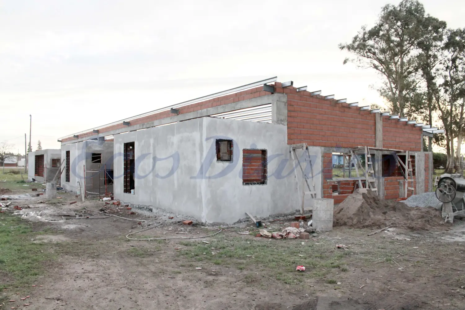 Avanza a buen ritmo la construcción de un jardín maternal detrás del Hospital