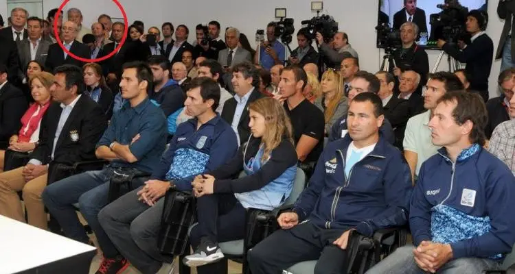Guacone apareció en un acto de Scioli