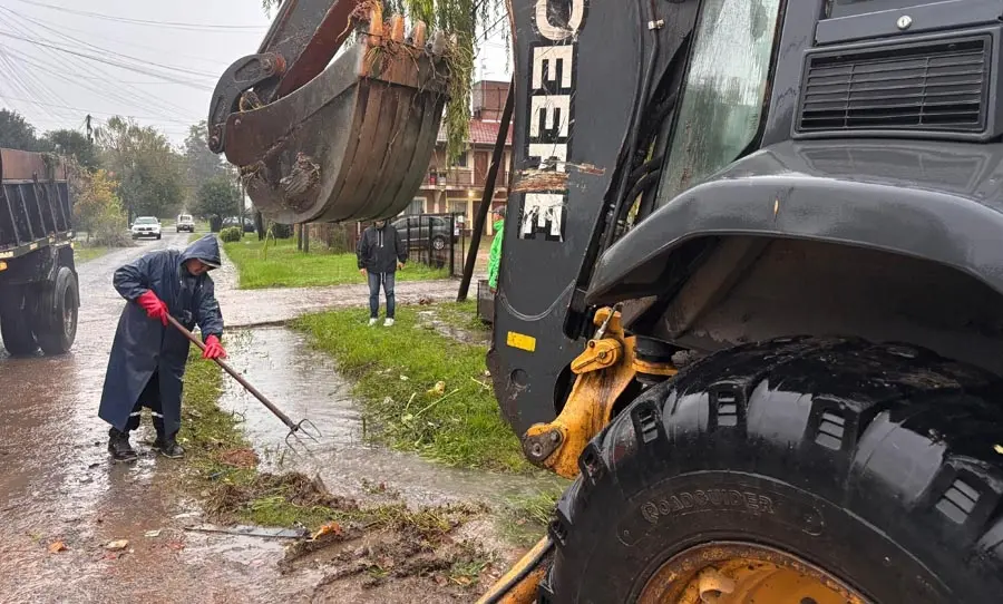 Temporal: elevan la alerta a naranja y el Municipio continúa con los operativos