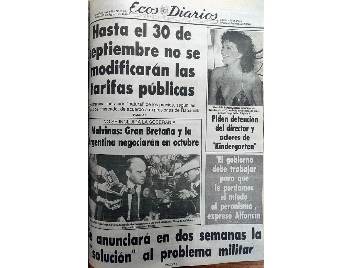 Sábado 19 de agosto de 1989