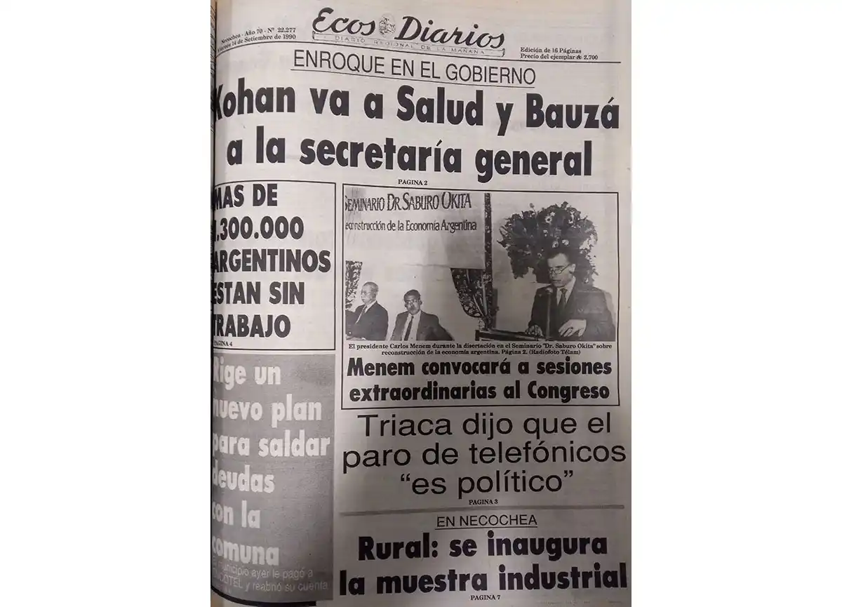 Viernes 14 de septiembre de 1990