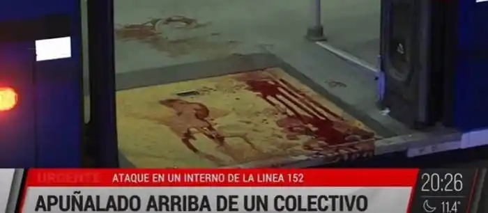 PALERMO: APU�ALADO ARRIBA DEL COLECTIVO