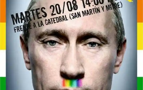 Mar del Plata: Convocan al rechazo de las leyes rusas contra la comunidad homosexual