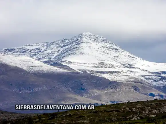 Nevó en Sierra de la Ventana