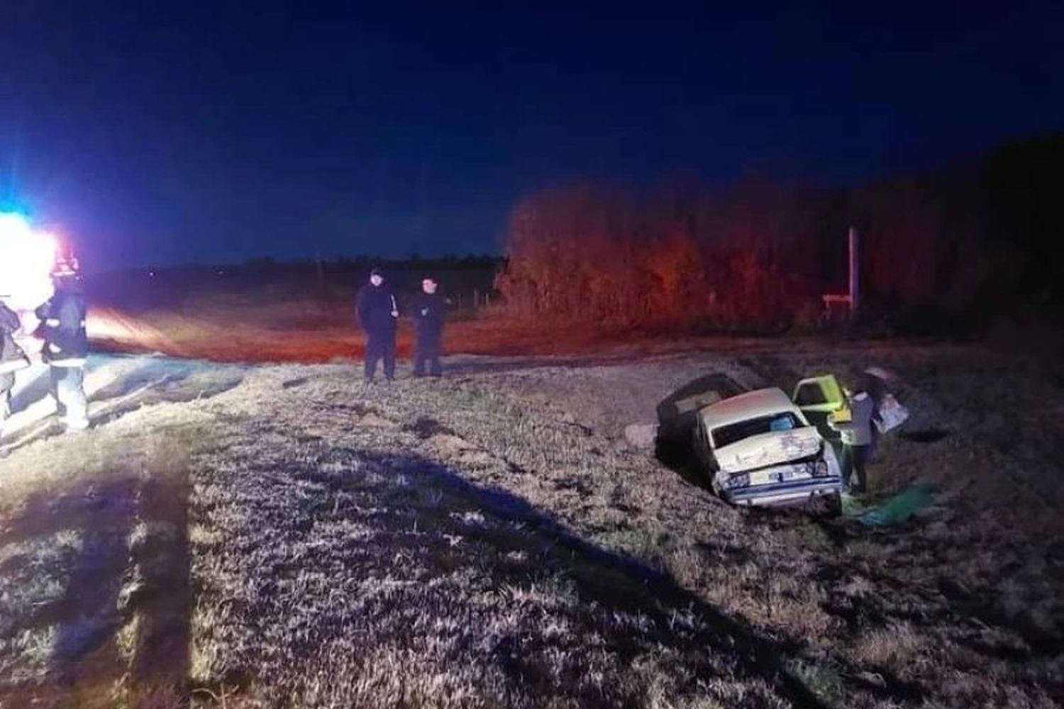 Accidente en Ruta Nº19: un camión impactó contra un automóvil