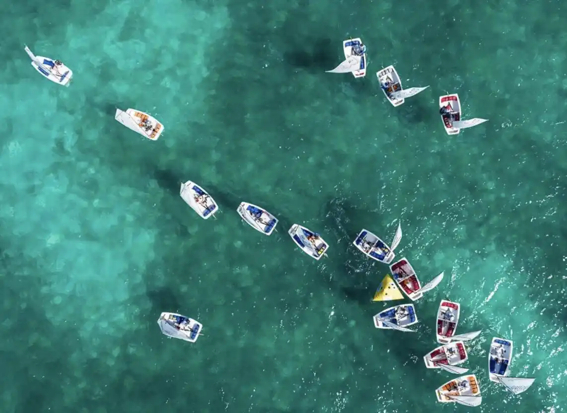 Optimist: Delfina Küttel en Bahamas