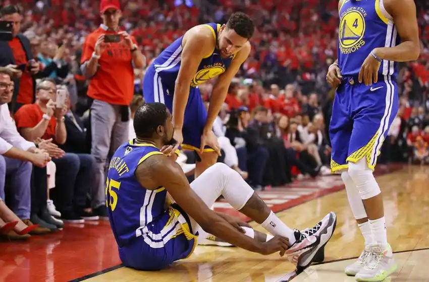 El escalofriante video de la lesión de Kevin Durant en el quinto juego de las finales de la NBA