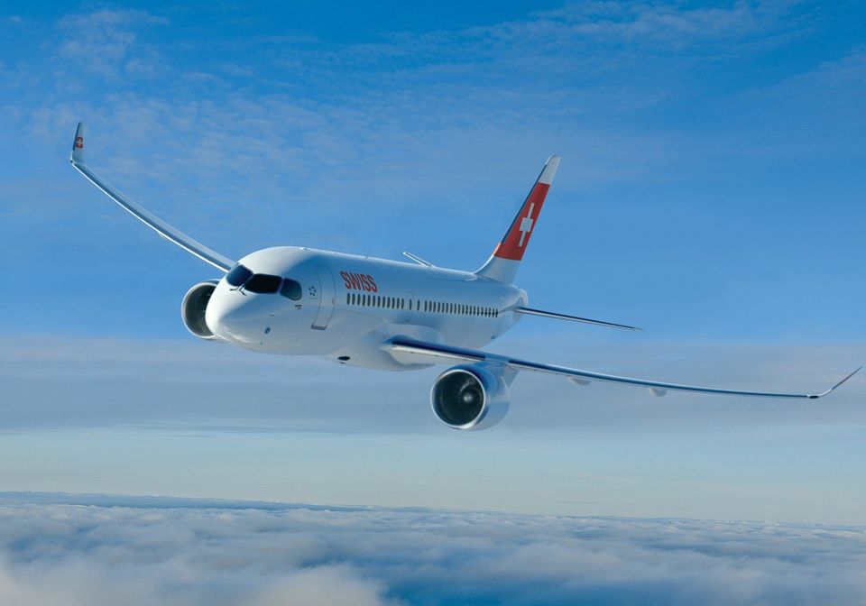 Swiss será el cliente de lanzamiento de la familia Bombardier CSeries