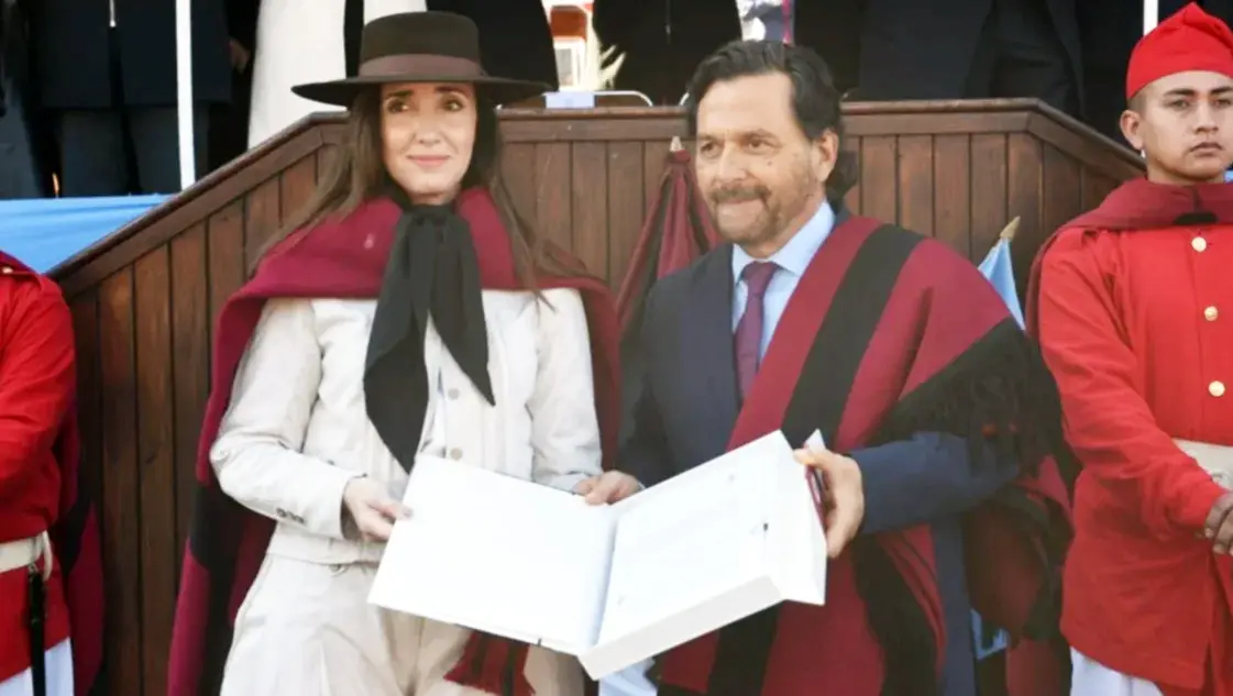 Victoria Villarruel - Gustavo Sáenz
