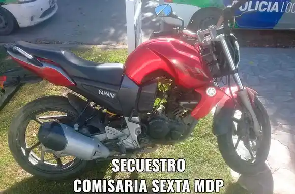 Rompió la cuarentena y circulaba con una moto robada
