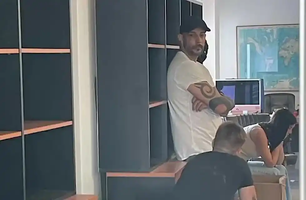 Leonardo Fariña, al momento de su detención.