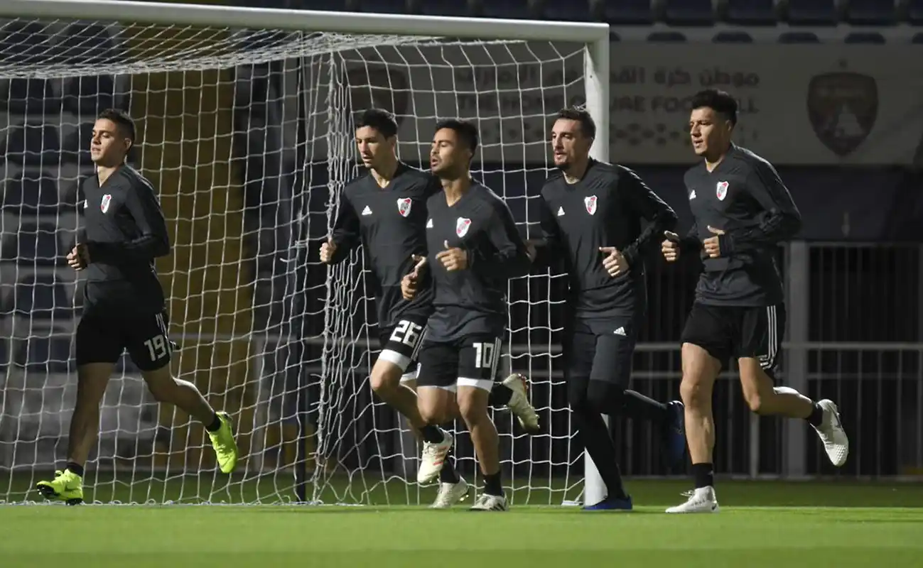 River tuvo su primera práctica en Emiratos