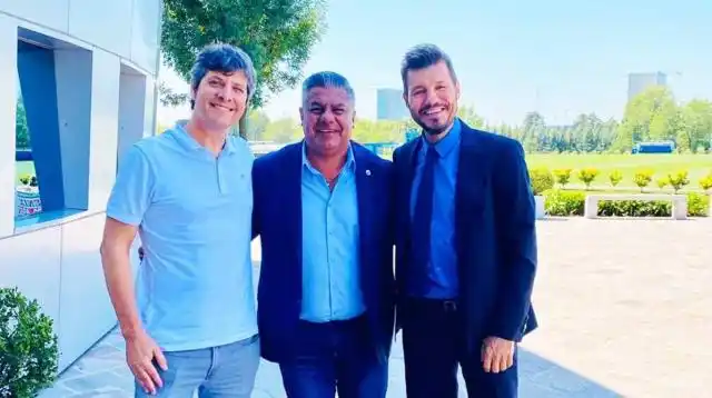 El fútbol logró lo que la televisión no pudo: Tinelli y Pergolini, juntos 