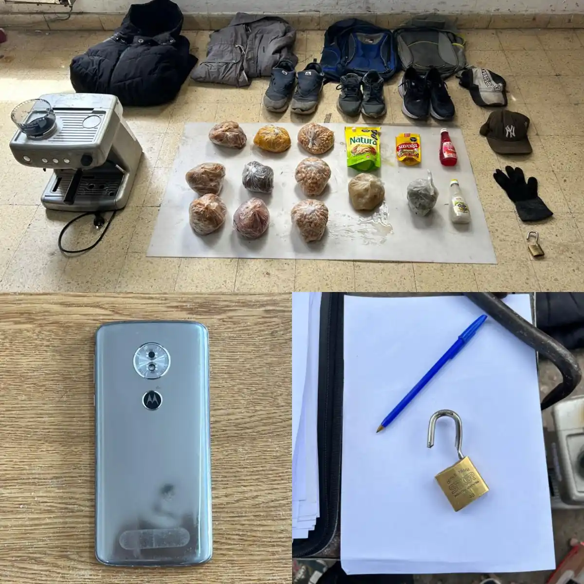 elementos secuestrados robo parrilla