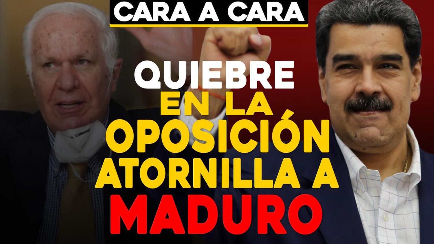 Rafael Simón Jiménez en Cara a Cara: “Quiebre en la oposición atornilla a Maduro”