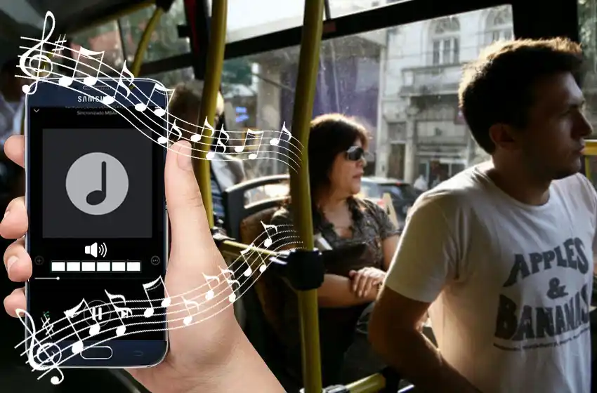 El senador Traferri busca prohibir que en los colectivos se escuche música sin auriculares