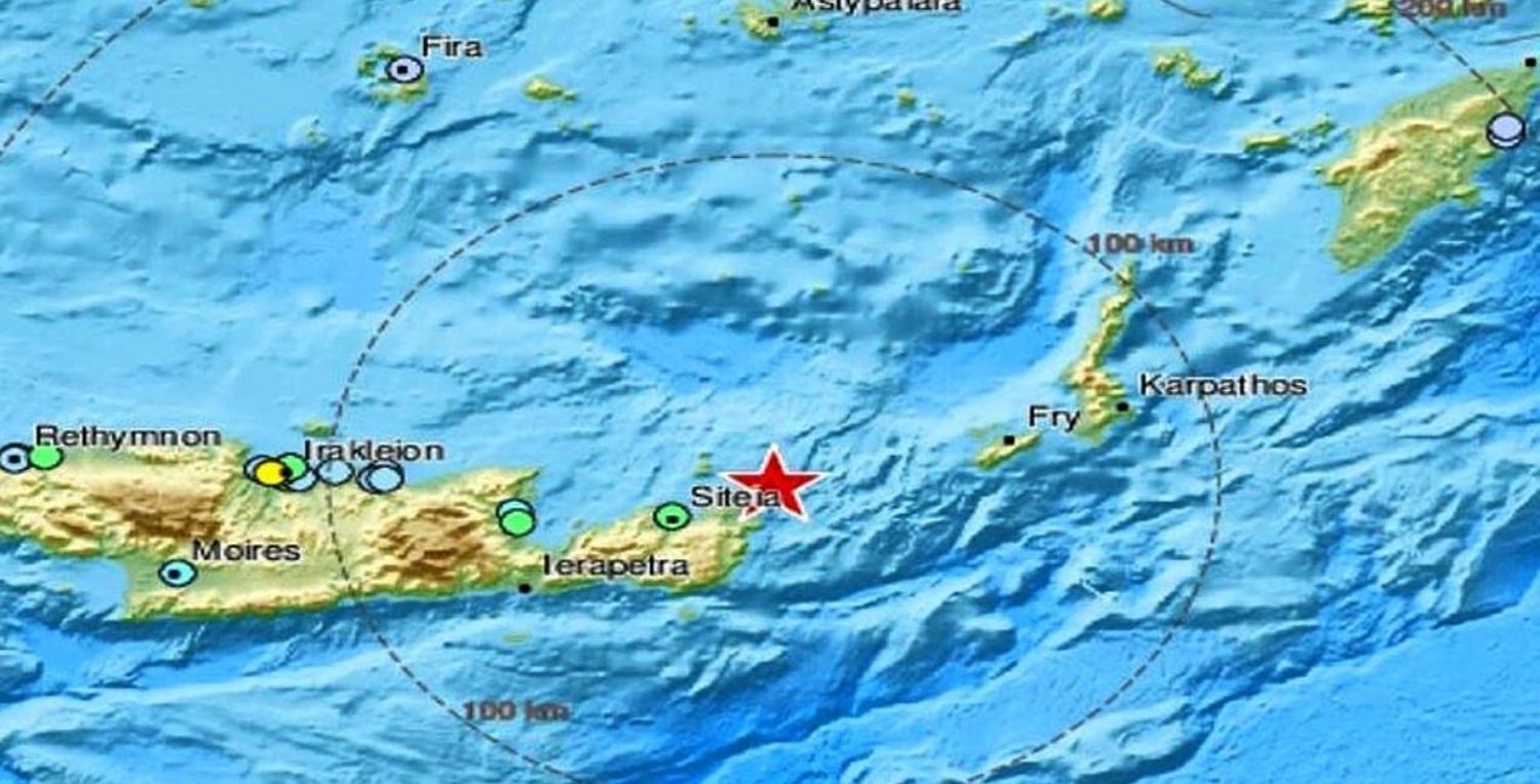 Un terremoto de 6,3 de magnitud sacudió la isla de Creta