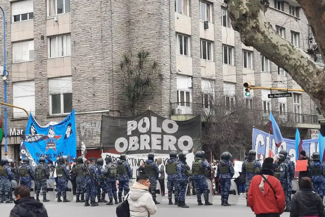 Belliboni llegó a la ciudad para participar de una serie de actividades organizadas por el Polo Obrero.