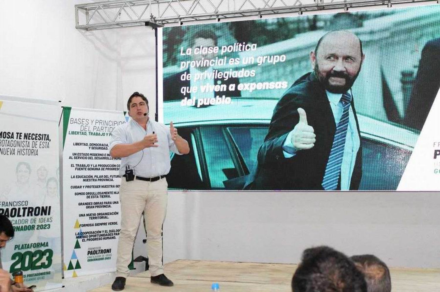 3.er encuentro con jóvenes de la provincia 
en las clases de liderazgo de Paoltroni