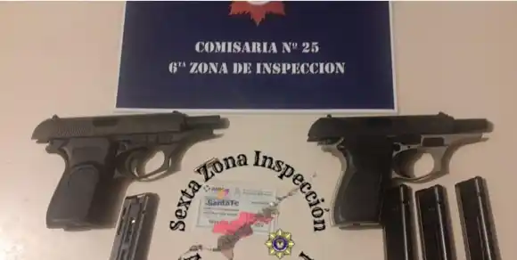 Detenidos con armas tras denuncias de disparos en barrio Nueva Esperanza