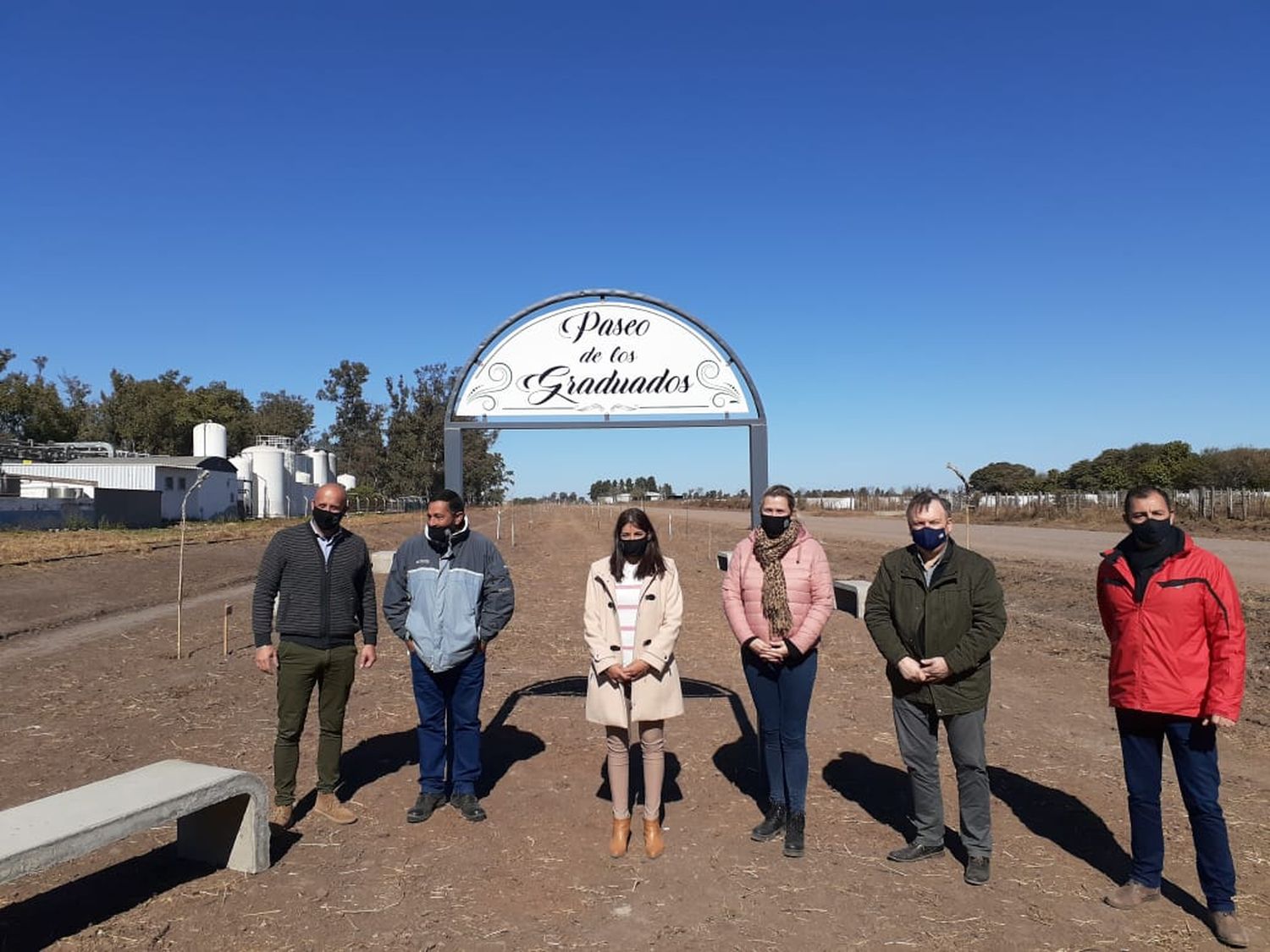 El Senador Michlig y la Intendenta López recorrieron obras y visitaron instituciones de San Guillermo