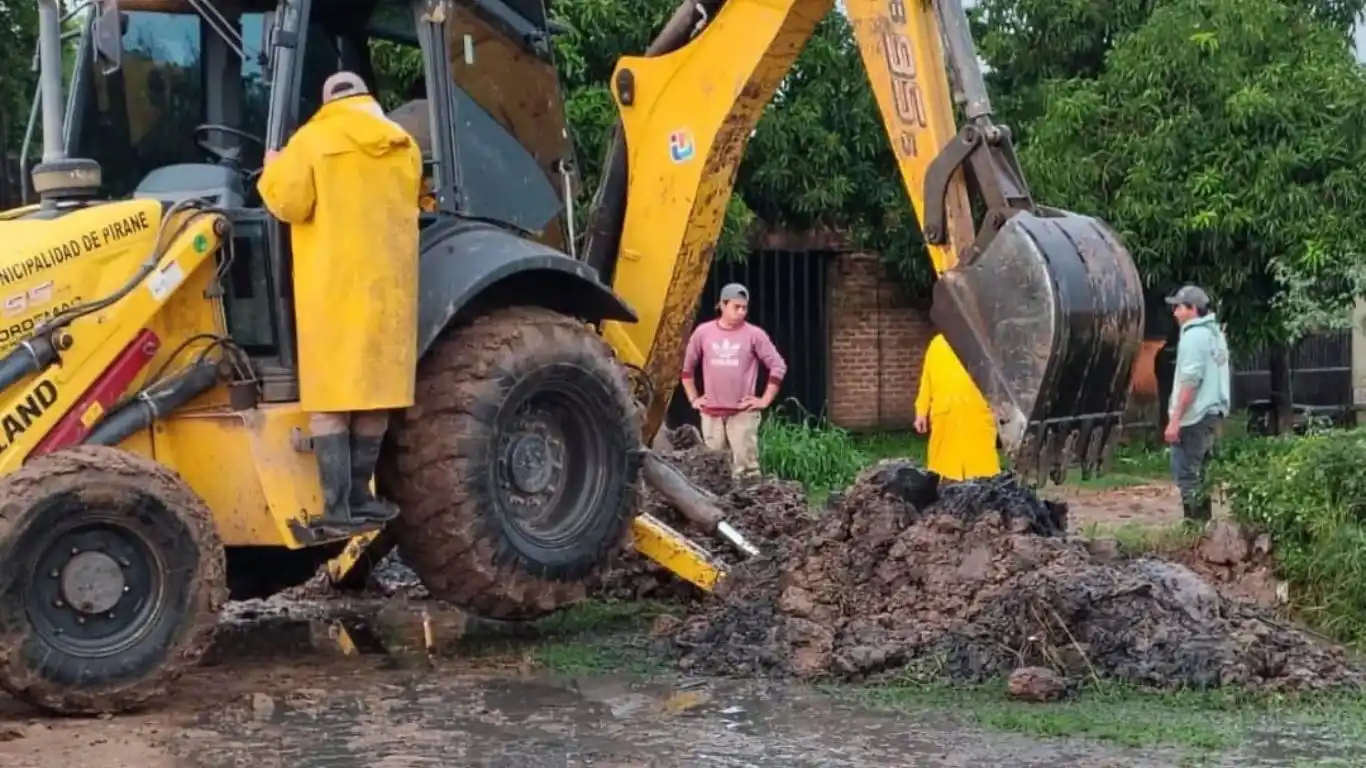 Asisten a localidades del interior tras intensas precipitaciones