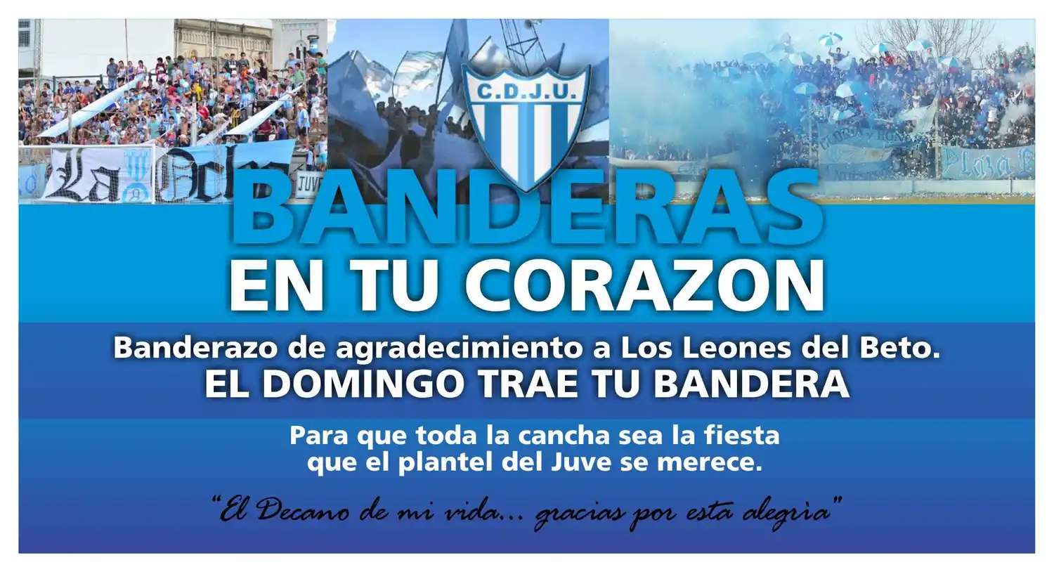 Habrá vuelta olímpica en Gualeguaychú y convocan a un banderazo