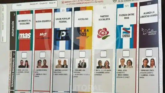 Entre Ríos presentó la Boleta Única de Papel para las elecciones legislativas