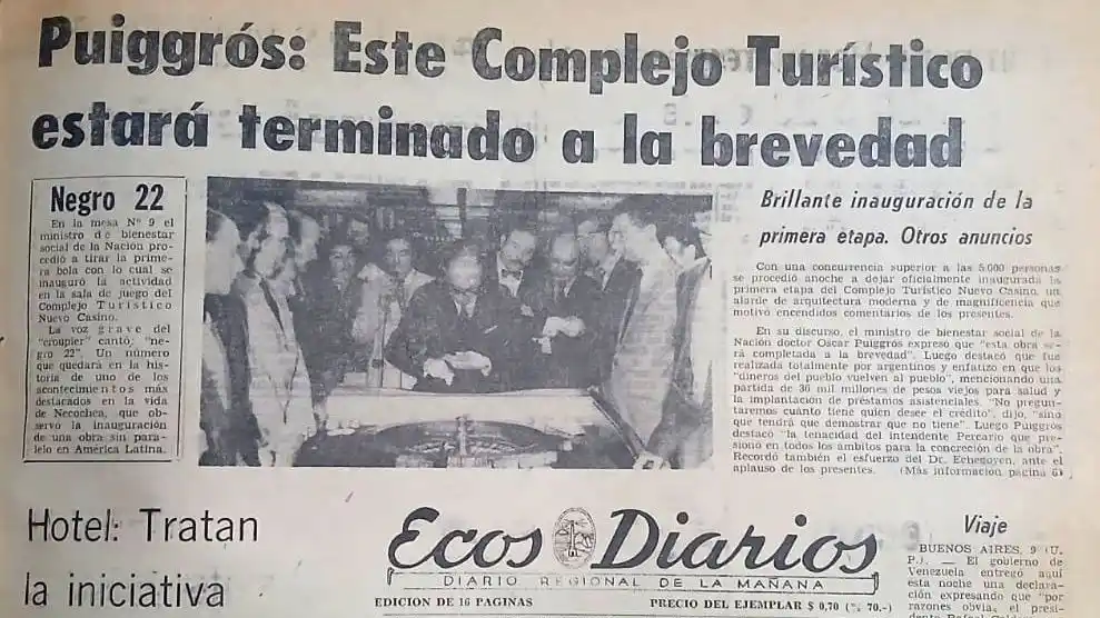 Hace 53 años se inauguraba la primera etapa del complejo