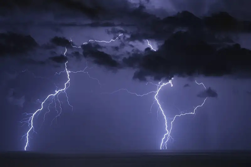 Fuerte tormenta eléctrica dejó ramas caídas y zonas de la ciudad sin luz