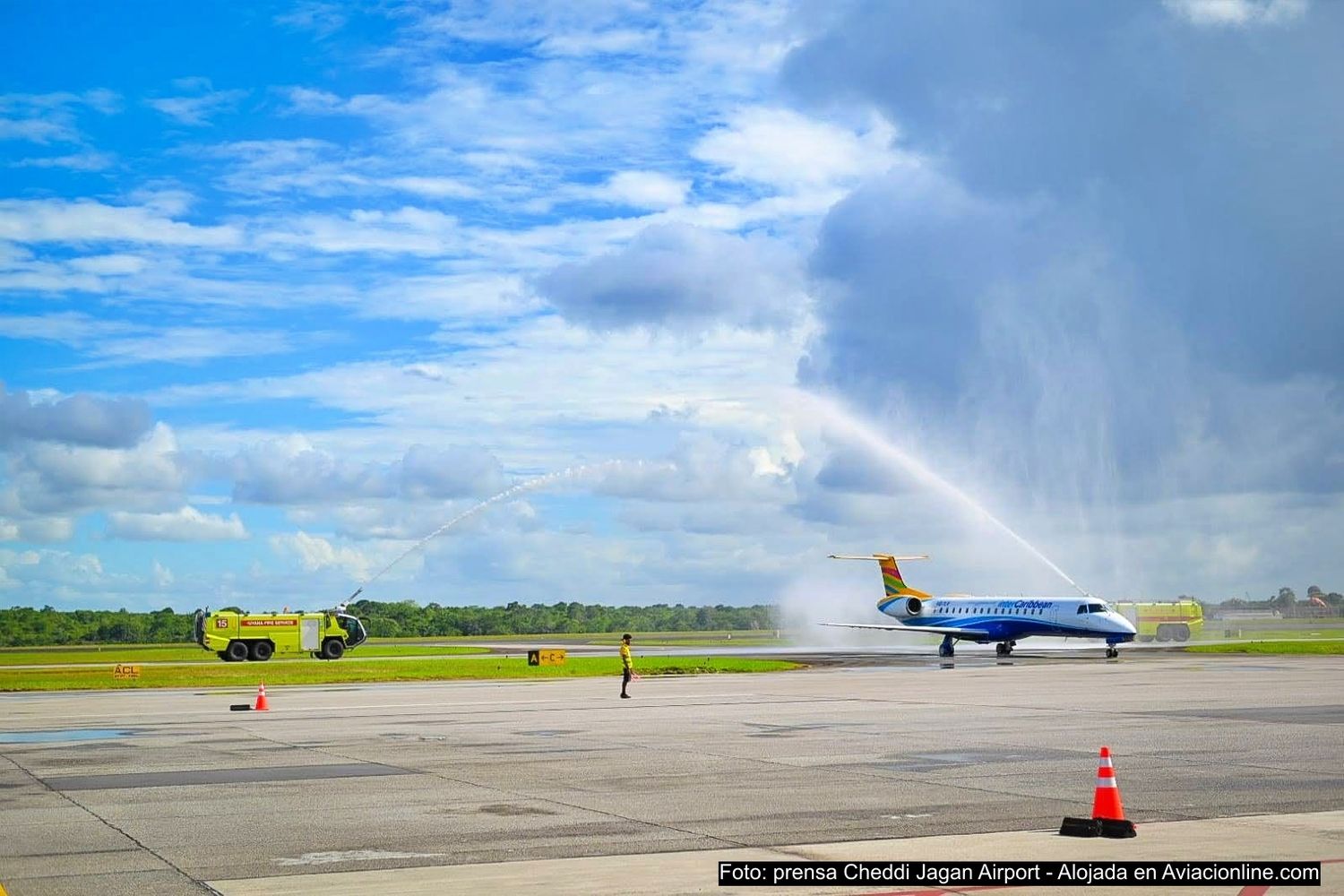 interCaribbean Airways llegó a Sudamérica