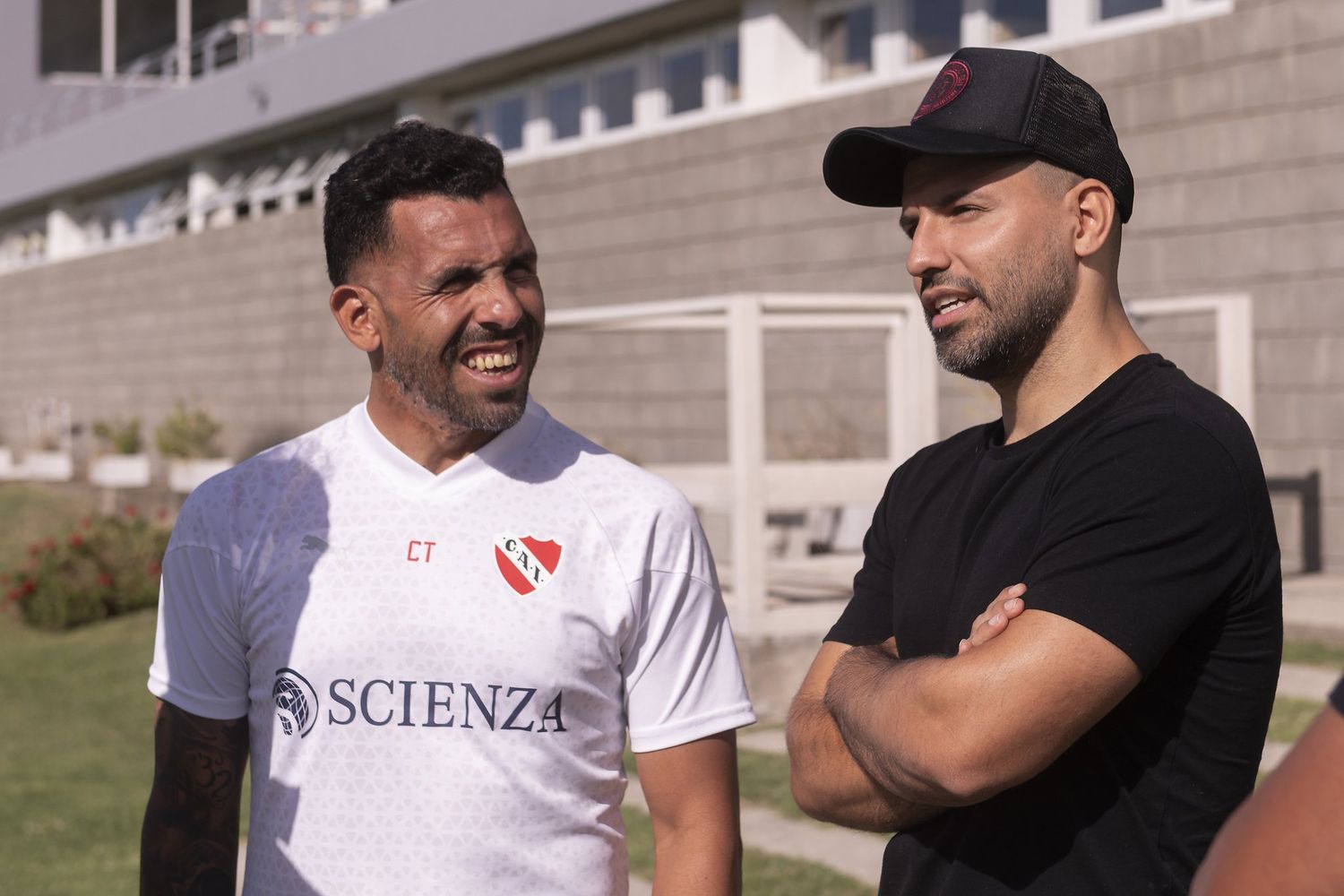 Carlos Tévez y Sergio Agüero