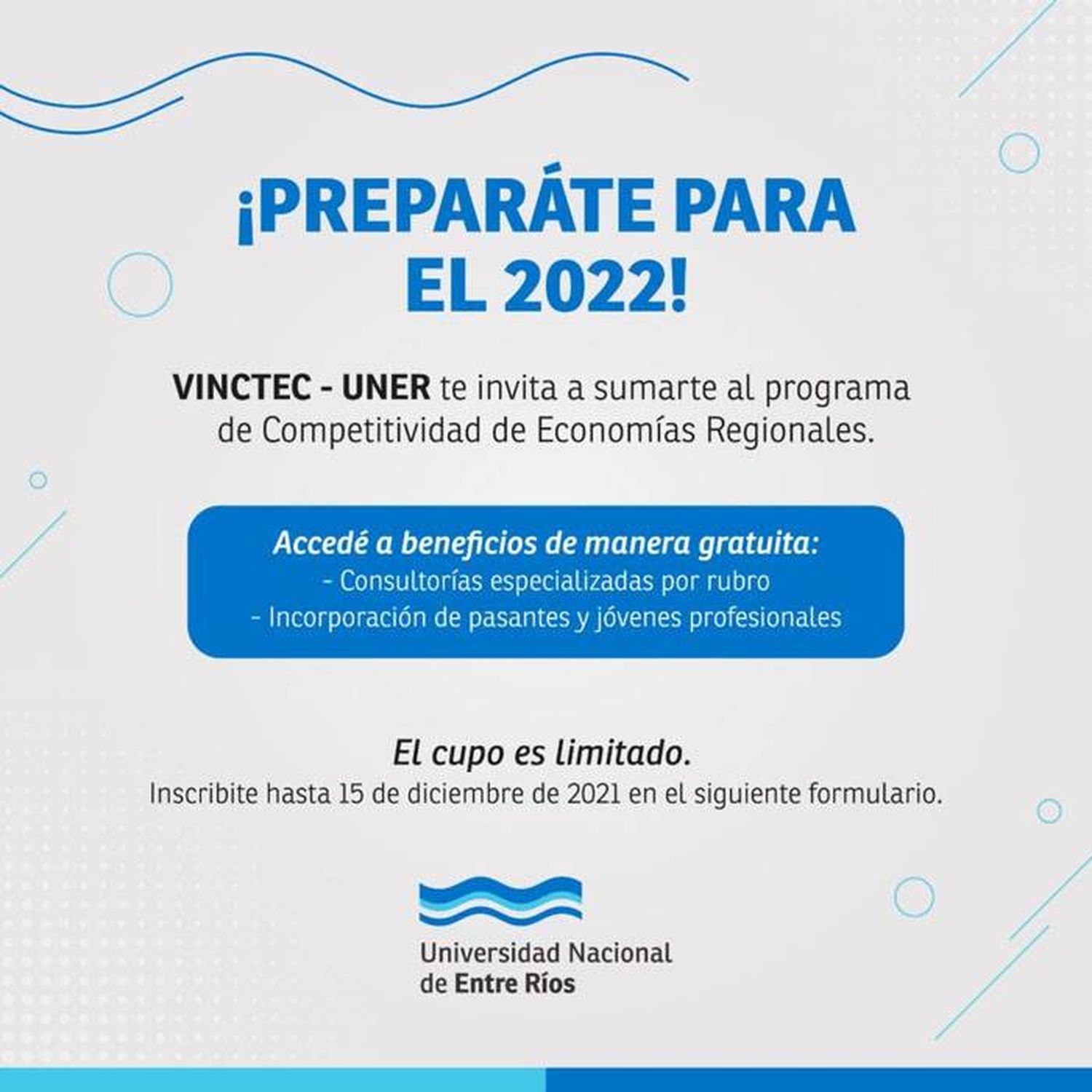 La UNER asistirá a micro,  pequeñas y medianas empresas