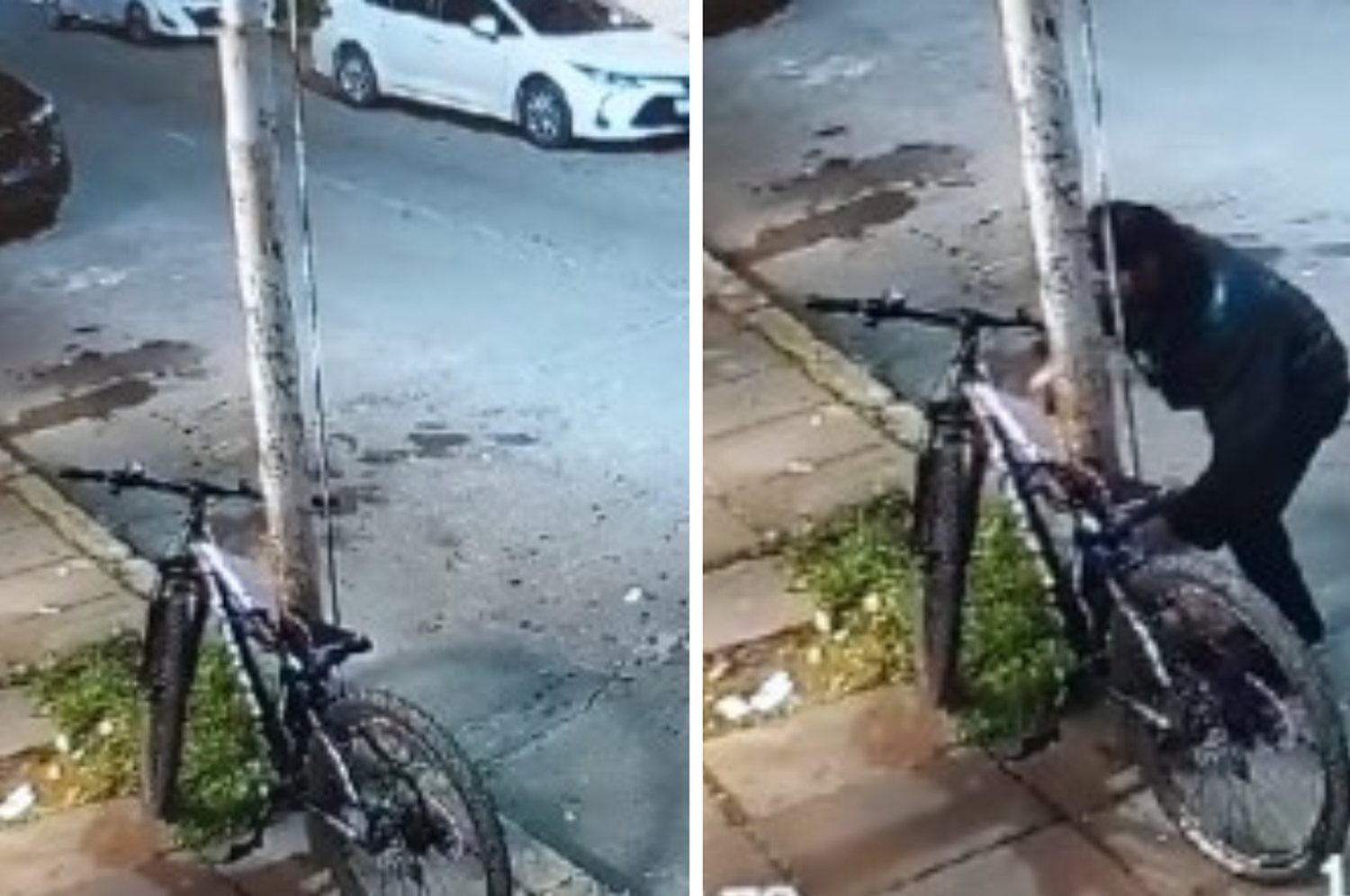 San Lorenzo: le robaron la bici con la que iba a trabajar y llevaba a su hijo a la escuela