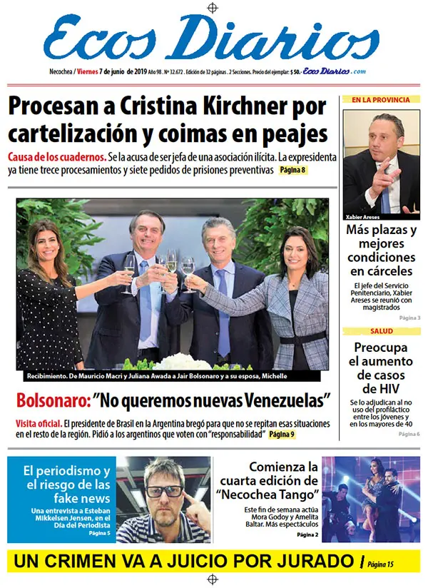 Tapa del 7 de junio de 2019