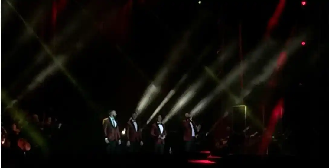 Il Divo hizo maromas para cantar en Caracas