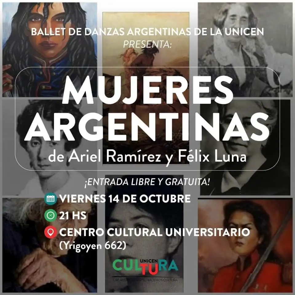 El Ballet de Danzas de la UNICEN se presentará el viernes en el Centro Cultural Universitario