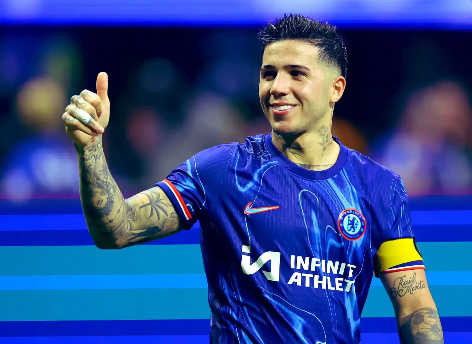 Tras la tormenta, Enzo Fernández volvió a jugar en Chelsea.