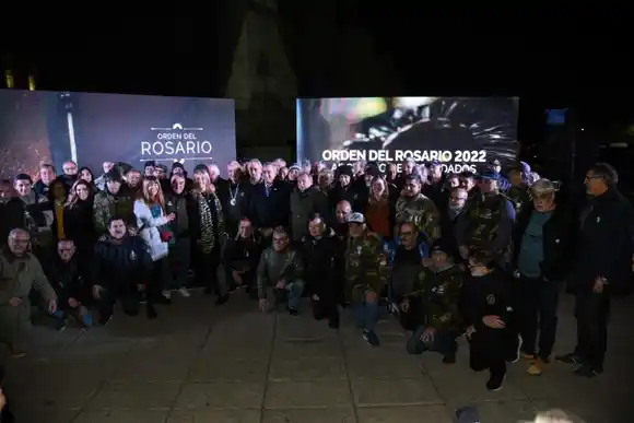 Los excombatientes de Malvinas fueron reconocidos con la “Orden del Rosario”