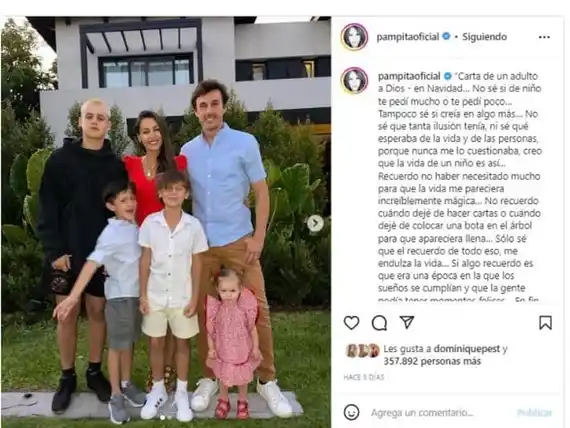 La conmovedora carta que Pampita le escribió a Dios: “Hoy quisiera volver a creer en las personas”