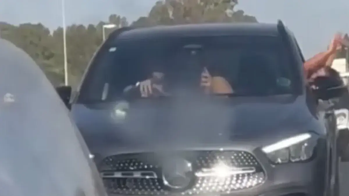Filmaron a una pareja teniendo relaciones en plena autopista y fueron multados