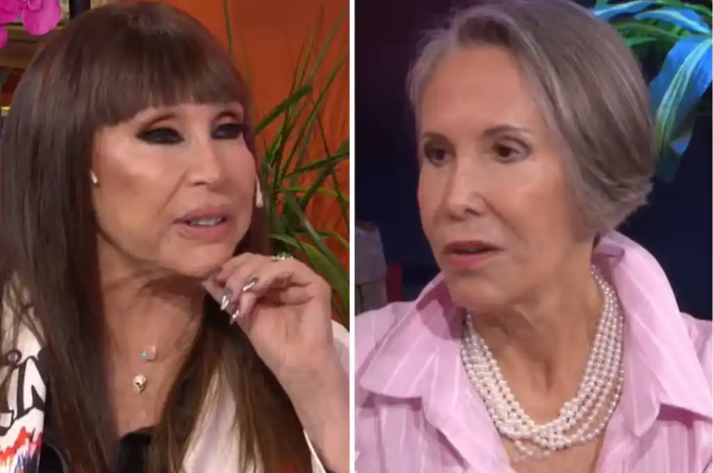 Moria Casán recibió a Florinda Meza en su programa y hablaron de todo. (Foto: Gentilezas)