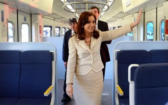 Cristina visita Pilar para reinaugurar la vuelta del tren a Manzanares