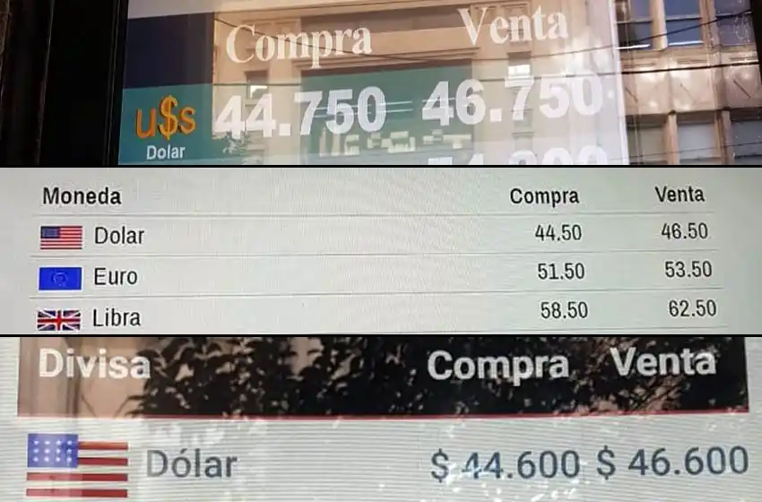 El dólar superó los 46 pesos en las casas de cambio rosarinas