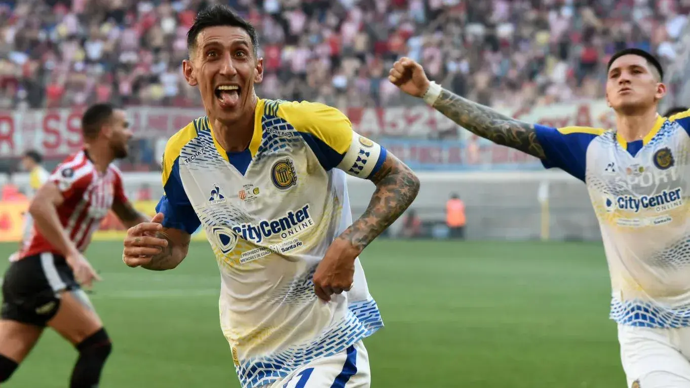 Ángel Di María lideró a Rosario Central, que se consagró campeón de la Supercopa Internacional